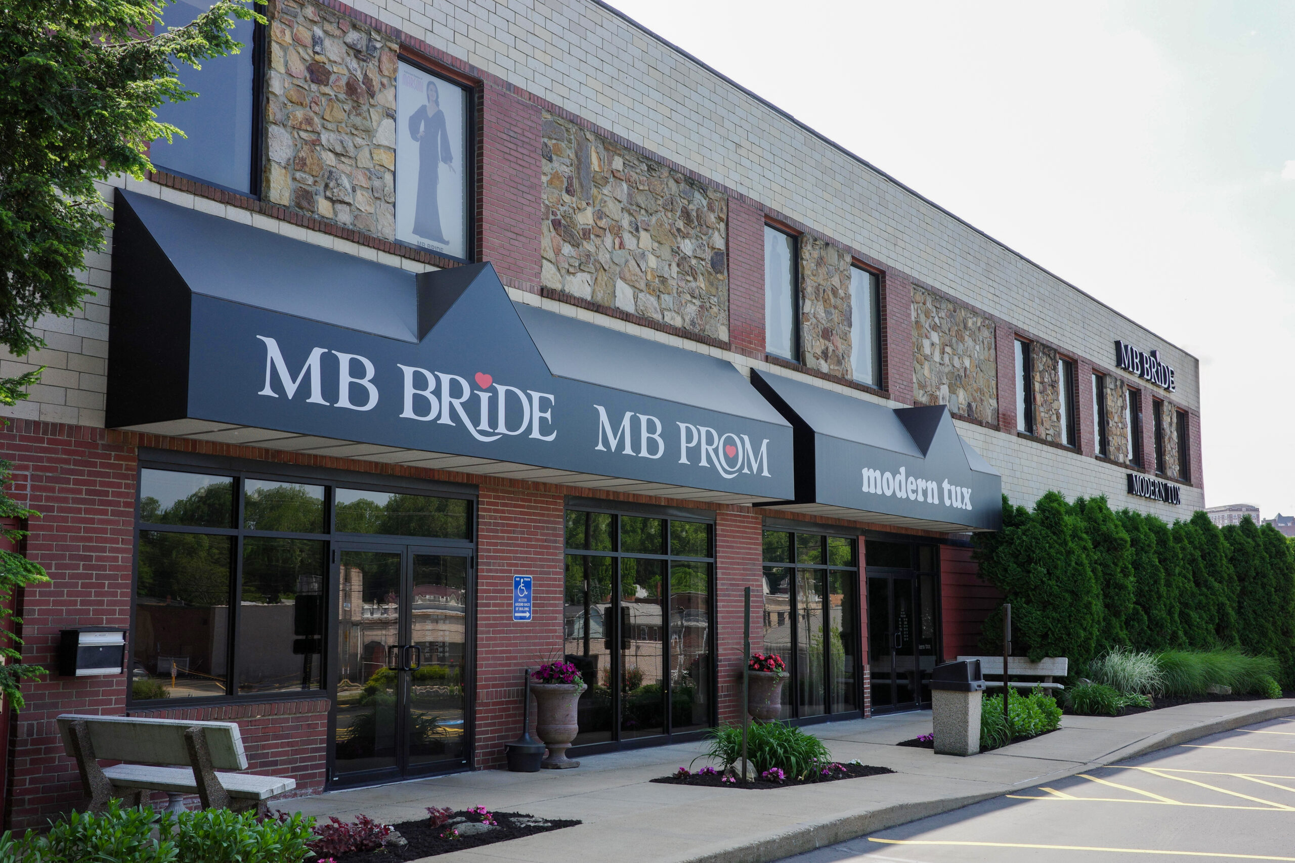 Picture of Modern Tux, MB Bride, and MB Prom all in one building!